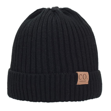 Men's Wool Hat | Double Layer Thick Warm Beanie | Soft Lined | Stretch Fit | Winter Knit Cap | Cold Weather Accessories