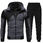 Men's Hoodie Sweatpants Set | Double Layer | Casual Sport Outfit | Hooded Sweatshirt with Drawstring | Long Sleeve | Cotton-Polyester Blend | Autumn Winter Apparel | Warm Insulation | Rich Colors | Relaxed Fit