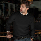 Men's Solid Color Knit Pullover Sweater | Crew Neck Soft Knitwear | Casual Winter Fall Spring | Comfortable Durable Warmth | Versatile Layering Jumper | Gift for Him