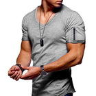 Men's V-Neck T-Shirt | 100% Cotton | Lightweight & Breathable | Casual & Semi-Formal | Solid Colors | Versatile Styling | Everyday Comfort