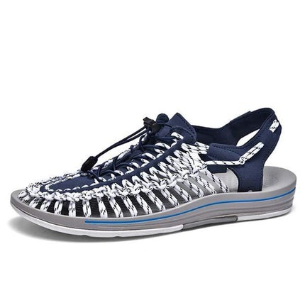 Men's Handwoven Beach Sandals | Comfortable | Lightweight | Breathable | Casual Summer Footwear | Slip-On Design | Versatile Style | Durable Materials | Ideal for Beach or Pool