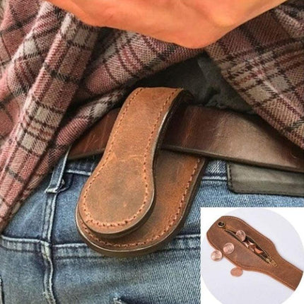Vintage Leather Coin Wallet | Classic Small Coin Purse | Genuine Leather Wallet | Compact Vintage Style Coin Holder | Unisex零钱包