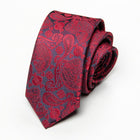 Men's Paisley Cashew Pattern Neck Tie | Stylish Business Casual | Elegant Design for Office & Events | High-Quality Fabric | Versatile Accessory for Men | Timeless Classic Style | Perfect Gift for Fashion-Forward Individuals