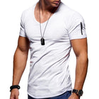 Men's V-Neck T-Shirt | 100% Cotton | Lightweight & Breathable | Casual & Semi-Formal | Solid Colors | Versatile Styling | Everyday Comfort