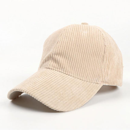 Men's Retro Corduroy Cap | Casual Style Hat | Vintage Look Baseball Cap | Comfortable Fit | Fashion Accessory for Men