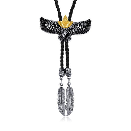 Vintage Western Eagle Necklace | Casual Boho Jewelry | Men's & Women's Pendant | Rustic Fashion Accessory | Unique Gift Idea