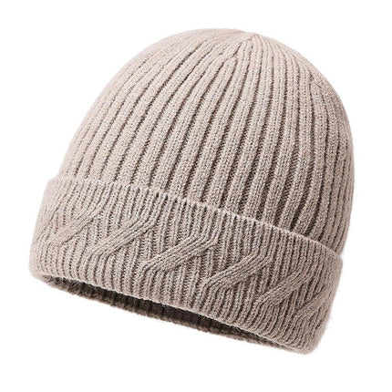Men's Winter Knit Beanie | Warm Outdoor Hat | Classic Design | High-Quality Yarn | One Size Fits Most | Available in Black, Navy, Burgundy, Gray, Khaki | Insulated & Lightweight | Perfect for Cold Weather Activities