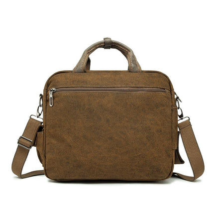 Men's Crossbody Canvas Bag | Retro Large Capacity Shoulder Bag | Portable Design | Durable Material | Adjustable Strap | Versatile Use | Daily Commute & Travel