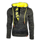 Men's Knitted Hoodie | Casual Loose Fit | Hooded Long Sleeve | Polyester Blend | Kangaroo Pocket | Soft & Breathable | Leisure Style | Activewear Pullover | Zipper Closure | Relaxed Fit | Classic Design