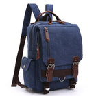 Casual Canvas Travel Backpack | Retro Design | Solid Color Outdoor Bag | Versatile & Durable for Men & Women