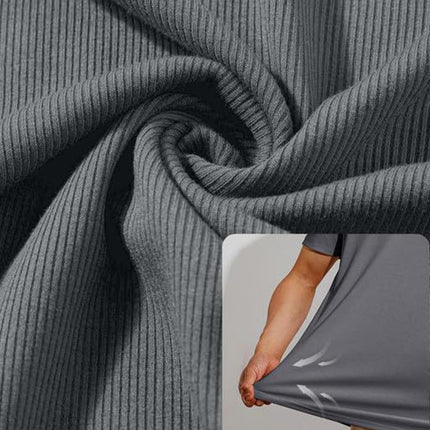Men's V-Neck T-Shirt | Solid Color Short-Sleeve | Breathable Cotton Blend | Lightweight | Casual & Semi-Formal | Comfortable Knit Top | Versatile Fit | All-Season Wear