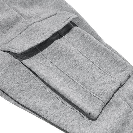 Men's Baseball Jacket Set | Stand Collar Jacket with Ribbed Detailing | Slim-Fit Trousers | Soft Breathable Fabric | Full Zip-Up | Casual Sportswear | Elastic Waist with Drawstring | Side & Back Pockets