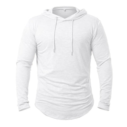 Men's Hoodie | Cotton Blend | Casual Activewear | Outdoor Leisure | Long Sleeve | Kangaroo Pocket | Adjustable Drawstring Hood | Lightweight Insulating | Multiple Colors | Sizes S-XXL
