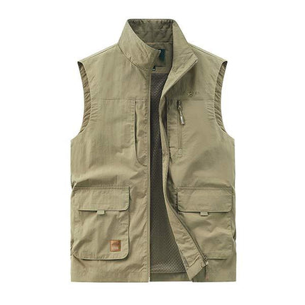 Men's Casual Vest | Lightweight Sleeveless Jacket | Comfortable Everyday Layer | Stylish Outerwear for Men | Versatile Vest for Outdoors | Breathable Fabric | Durable Design