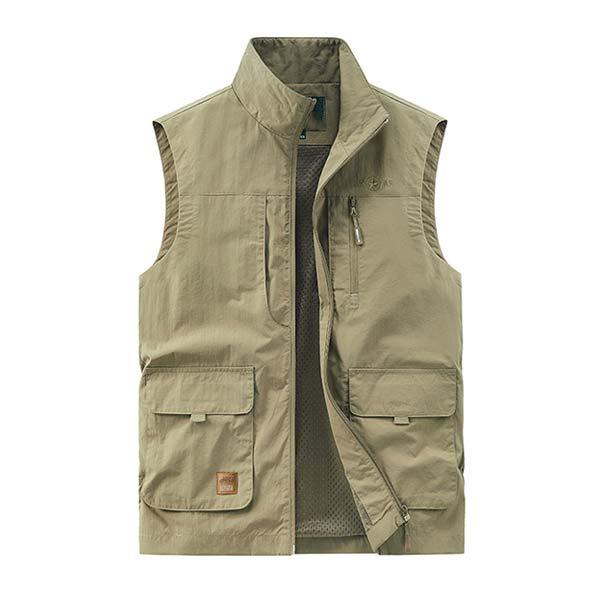 Men's Casual Vest | Lightweight Sleeveless Jacket | Comfortable Everyday Layer | Stylish Outerwear for Men | Versatile Vest for Outdoors | Breathable Fabric | Durable Design