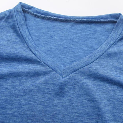 Men's V-Neck T-Shirt | 100% Cotton | Lightweight & Breathable | Casual & Semi-Formal | Solid Colors | Versatile Styling | Everyday Comfort