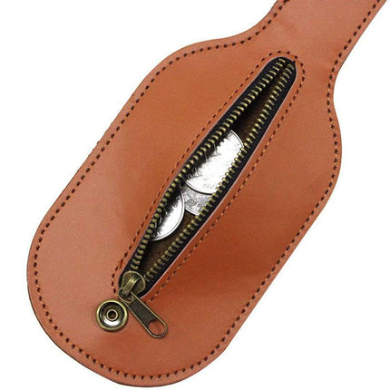 Vintage Leather Coin Wallet | Classic Small Coin Purse | Genuine Leather Wallet | Compact Vintage Style Coin Holder | Unisex零钱包