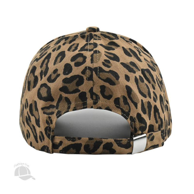 Men's Leopard Print Peaked Cap | Retro Casual Style | Breathable Cotton | Adjustable Fit 54-60cm | Sun Protection | Duckbill Brim | Fashionable Design | Spring & Autumn Wear | Outdoor Sports Hat