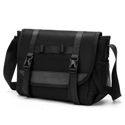 Men's Canvas Shoulder Bag | Vintage Crossbody Satchel | Casual Messenger Bag | Adjustable Strap | Multi-Pocket Design | Travel & Everyday Use