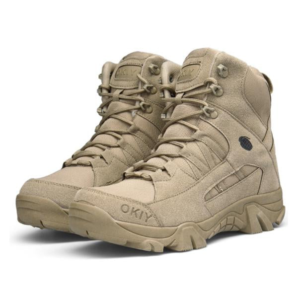 Outdoor Adventure High-Top Hiking Boots | Rugged & Durable | Waterproof & Abrasion-Resistant | Versatile Sports Training Footwear | Comfortable Shock-Absorbing Design | Perfect for Hiking & Climbing