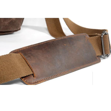 Vintage Canvas Camera Bag | Durable Photography Gear | Stylish Camera Backpack | Protective Equipment Storage | Retro Design | Trendy Photography Accessory | Canvas Material | For DSLR and Mirrorless Cameras