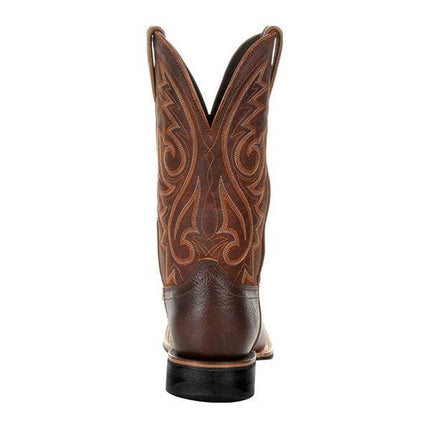 Men's Vintage Leather Tall Boots | Embroidered Design | Mid-Height | Slip-Resistant Sole | Comfortable Lining | Durable & Stylish | Classic Versatile Look | High-Quality Handcrafted Footwear