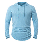 Men's Hoodie | Cotton Blend | Casual Activewear | Outdoor Leisure | Long Sleeve | Kangaroo Pocket | Adjustable Drawstring Hood | Lightweight Insulating | Multiple Colors | Sizes S-XXL