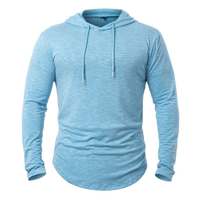 Men's Hoodie | Cotton Blend | Casual Activewear | Outdoor Leisure | Long Sleeve | Kangaroo Pocket | Adjustable Drawstring Hood | Lightweight Insulating | Multiple Colors | Sizes S-XXL