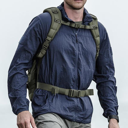 Men's Lightweight Quick Dry Jacket | Water-Resistant Outerwear | Breathable Fabric | Zipper Closure | Long Sleeve | Two Flap Pockets | Machin Washable | Outdoor Hiking Jacket