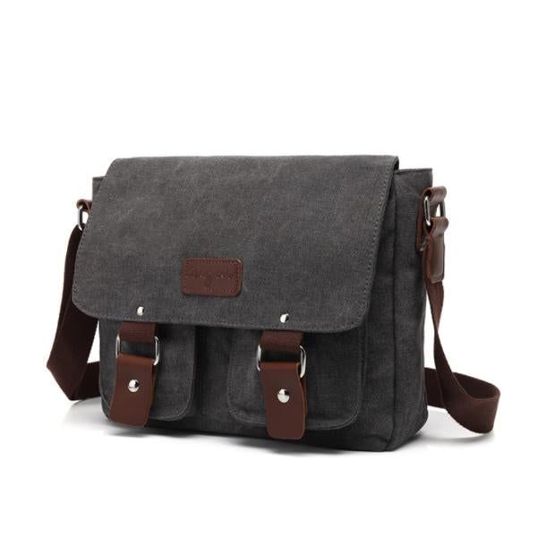 Men's Retro Shoulder Bag | Vintage Nylon Backpack | Casual Oxford Fabric Bag