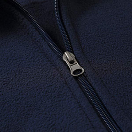 Men's Fleece Jacket | Winter Warm Outerwear | Soft Zip-up Coat for Men | Casual Comfortable Style | Outdoor Layer