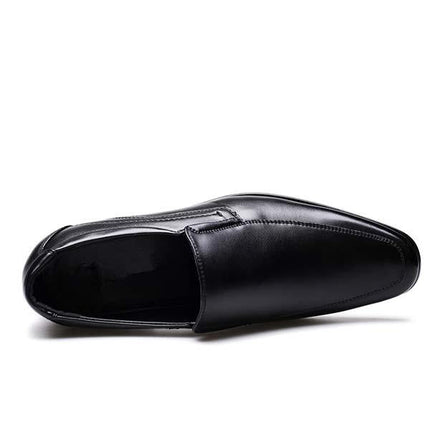 Men's Leather Loafers | Slip-On Shoes | Hand-Sewn | Durable Rubber Sole | Classic Style