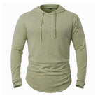 Men's Hoodie | Cotton Blend | Casual Activewear | Outdoor Leisure | Long Sleeve | Kangaroo Pocket | Adjustable Drawstring Hood | Lightweight Insulating | Multiple Colors | Sizes S-XXL