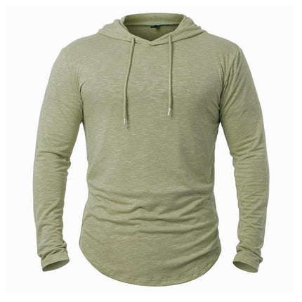 Men's Hoodie | Cotton Blend | Casual Activewear | Outdoor Leisure | Long Sleeve | Kangaroo Pocket | Adjustable Drawstring Hood | Lightweight Insulating | Multiple Colors | Sizes S-XXL