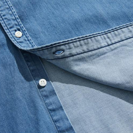 Men's Casual Button-Down Shirt | Long Sleeve | Classic Fit | Lightweight | Soft Cotton Blend | Versatile Everyday Wear