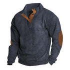 Men's Outdoor Stand Collar Long Sleeve Sweatshirt | Casual Wear | Breathable Fabric | Durable Corduroy | Relaxed Fit | Versatile Style | High-Quality Comfort