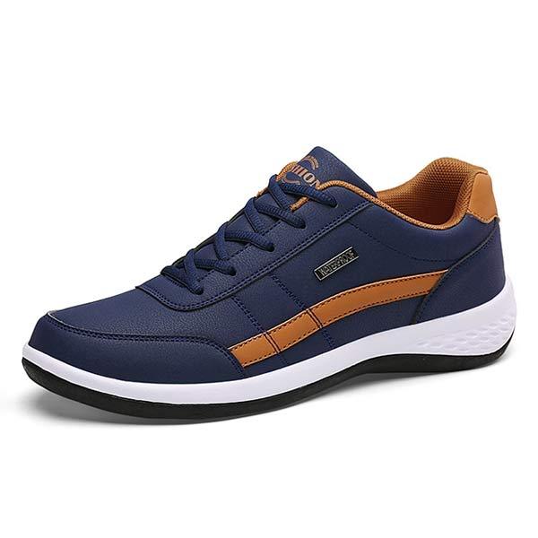 Men's Ultralight Sneakers | Leather Upper | EVA Foam Footbed Cushioning | IMEVA Midsole for Flexibility | Midfoot Support | Comfortable Casual Footwear