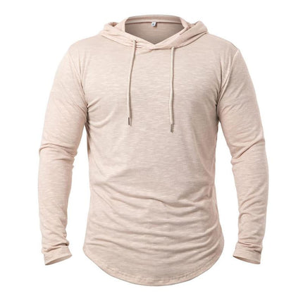 Men's Hoodie | Cotton Blend | Casual Activewear | Outdoor Leisure | Long Sleeve | Kangaroo Pocket | Adjustable Drawstring Hood | Lightweight Insulating | Multiple Colors | Sizes S-XXL