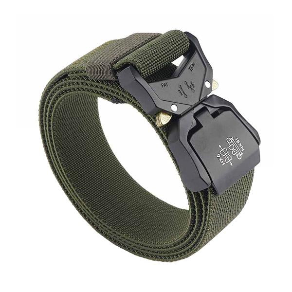 Men's Tactical Outdoor Belt | Durable Accessories for Outdoor Activities | Sturdy Adjustable Waist Belt | Ideal for Hiking, Camping, Hunting