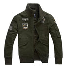 Men's Bomber Jacket | Vintage Zip-Up | Full Front Zipper | Ribbed Stand Collar | Long Sleeves | Durable Fabric Blend | Soft Lining | Casual & Semi-Casual Style | Timeless Outerwear