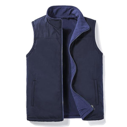 Men's Reversible Fleece Vest | Warm & Versatile Outerwear | Cozy & Stylish Sleeveless Jacket for All Seasons | Double-Sided Comfort | Ideal for Layering & Everyday Wear