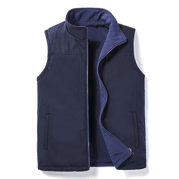 Men's Reversible Fleece Vest | Warm & Versatile Outerwear | Cozy & Stylish Sleeveless Jacket for All Seasons | Double-Sided Comfort | Ideal for Layering & Everyday Wear