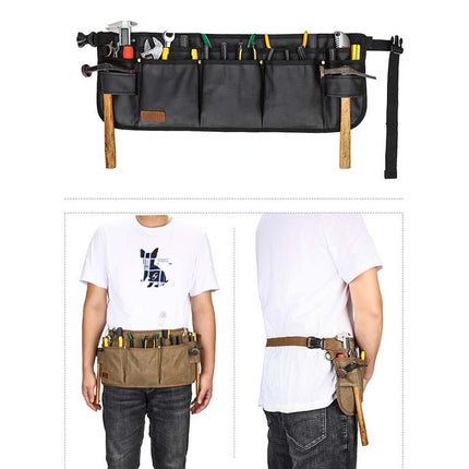 Men's Waist Tool Bag | Durable Heavy-Duty Material | Adjustable Strap | Quick Access Design | Multi-Pocket Storage | Reinforced Stitching | Compact & Lightweight | Versatile for Construction & DIY Projects