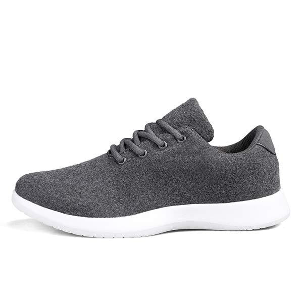 Men's Casual Sneakers | Wool Blend Upper | Ultralight Running Shoes | Memory Foam Insole | Lightweight Flexible Midsole | Rubber Sole | Effortless Sporty Look