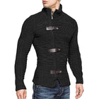 Men's Cable Knit Slim Cardigan | Stand Collar | Zipper Closure | Soft Breathable Fabric | Stylish Pockets | Comfortable Fit | Versatile Layering | Multiple Colors | Perfect for Casual & Semi-Formal | Easy Care