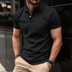 Men's Polo Shirt | Casual Solid Color | Short Sleeved | Classic Fit | Cotton Blend | Sporty Collar | Breathable | Ideal for Spring and Summer | Versatile for Casual Outings | Comfortable Fabric