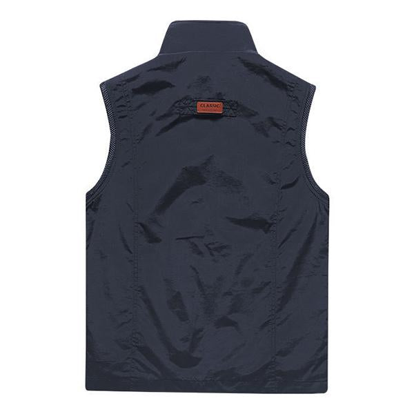 Men's Quick-Drying Outdoor Vest | Casual Lightweight Sleeveless Jacket | Breathable Summer Travel Wear | Versatile Hiking Vest