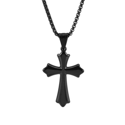 Vintage Cross Pendant Necklace | Casual Jewelry | Unisex Style | Unique Design | Everyday Wear