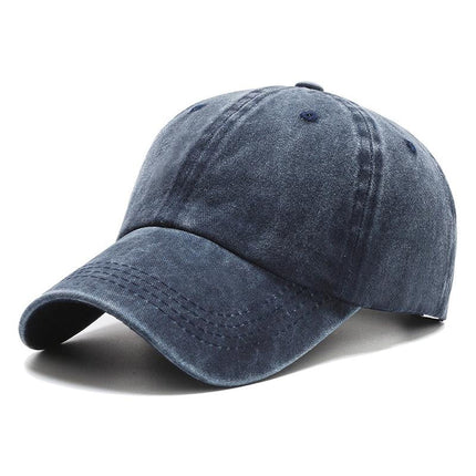 Men's Cotton Sports Cap | Dome Top | Curved Brim | Sunshade Windproof | Outdoor Casual Accessory | Plain Solid Color | Fits 56-58cm | All Seasons