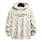 Men's California Embroidered Hoodie | Soft Durable Blend | Adjustable Drawstring | Kangaroo Pocket | Comfortable Street Style Sweatshirt | Long Sleeve | Heather Gray | Navy | Black | Modern Fit
